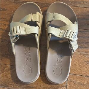 Chaco Tan Slide Sandals